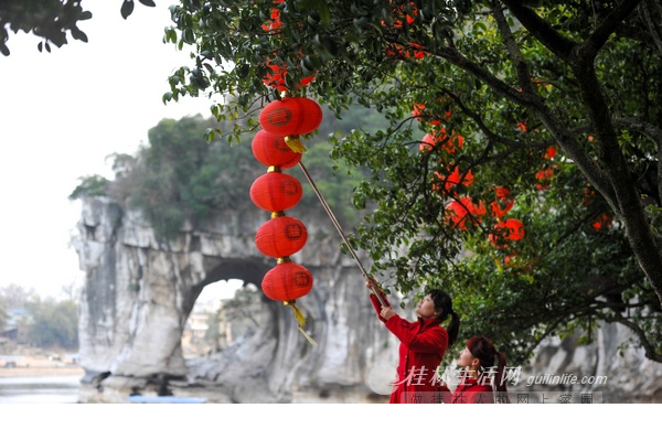 桂林在“全国春节自助游目的地预订指数”